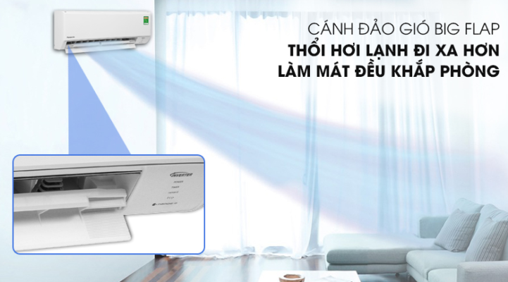 Luồng gió thổi xa hơn